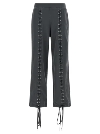 Rotate Birger Christensen 'lacing' Pants In Gray