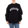 Rotate Birger Christensen Rotate Birgerchristensen Sweatshirt With Logo In Black
