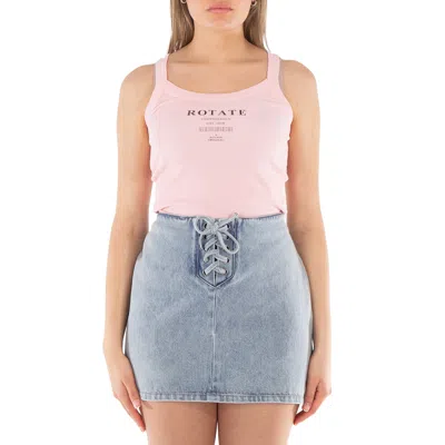 ROTATE BIRGER CHRISTENSEN LADIES FAIRY TALE RIBBED TANK TOP
