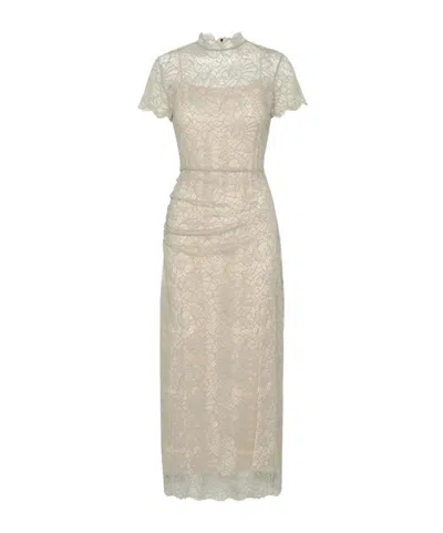 Rotate Birger Christensen Lamaja Short-sleeved Dress In White