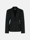 Rotate Birger Christensen 'larina' Black Polyester Blazer In Black