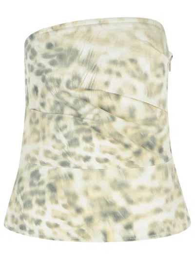ROTATE BIRGER CHRISTENSEN ROTATE BIRGER CHRISTENSEN 'LEO' MULTICOLOR COTTON TOP