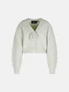 Rotate Birger Christensen Light Grey Alpaca Blend Cardigan