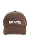 Rotate Birger Christensen Rotate Cap Canvas Logo In Brown