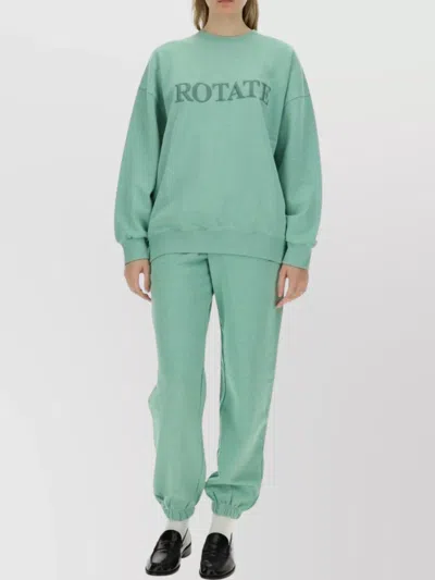 Rotate Birger Christensen Logo Crew Neck Sweatshirt