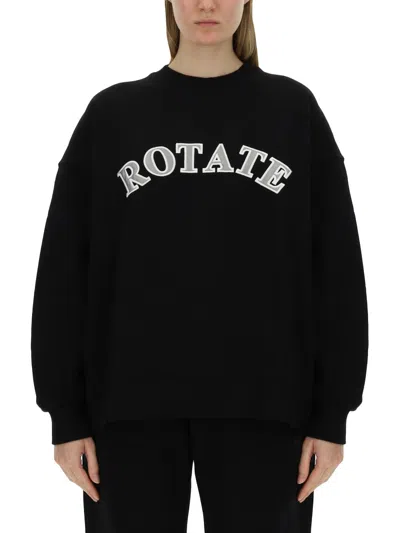 ROTATE BIRGER CHRISTENSEN LOGO CREWNECK SWEATSHIRT