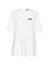 Rotate Birger Christensen T-shirt Woman Rotate In White