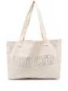 Rotate Birger Christensen Logo-embellished Organic-cotton Tote Bag In Neutrals