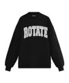 Rotate Birger Christensen Rotate Birgerchristensen Long Sleeve T-shirt In Black
