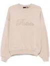 Rotate Birger Christensen Ladies Fairy Tale Crewneck Logo Sweatshirt In Neutrals