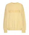 Rotate Birger Christensen Logo-embroidered Sweatshirt In Nude