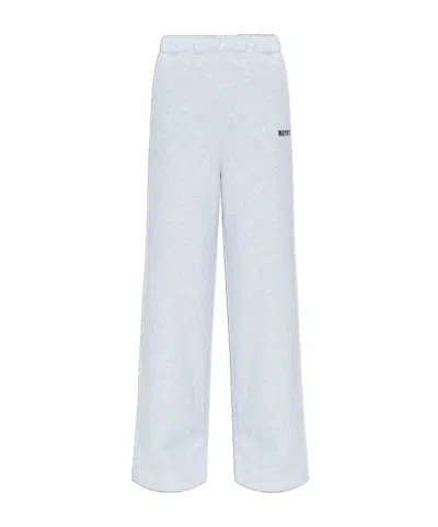 Rotate Birger Christensen Logo-embroidered Track Pants In Gray