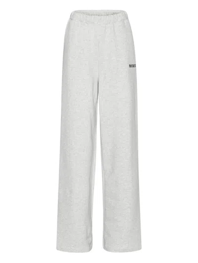 Rotate Birger Christensen Logo-embroidered Track Pants In White