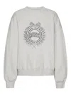Rotate Birger Christensen Logo Embroidery Sweatshirt In Gray
