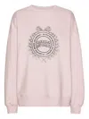 Rotate Birger Christensen Logo Embroidery Sweatshirt In Pink