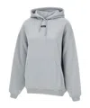 Rotate Birger Christensen Logo Label Hoodie In Gray