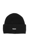 Rotate Birger Christensen Logo-patch Beanie Hat In Black