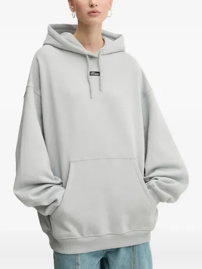 Rotate Birger Christensen Logo-patch Hoodie In Blue