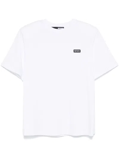 Rotate Birger Christensen Logo-patch T-shirt In White