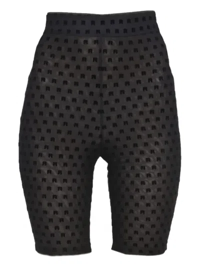 Rotate Birger Christensen Rotate Birgerchristensen Bermuda With Logo In Black