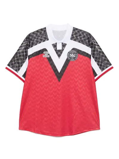 Rotate Birger Christensen Logo-print Polo Top In 红色