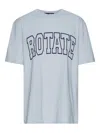 Rotate Birger Christensen Logo-print T-shirt In Blue