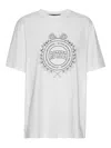 Rotate Birger Christensen Logo Print T-shirt In White