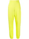 Rotate Birger Christensen Logo-print Tapered Sweatpants In 绿色