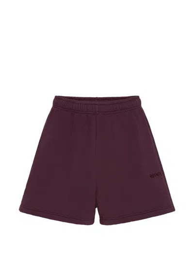 Rotate Birger Christensen Shorts Mit Logo In Purple