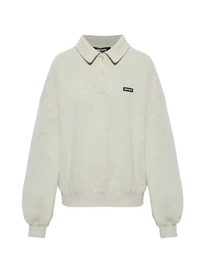 Rotate Birger Christensen Logo-patch Sweater In White