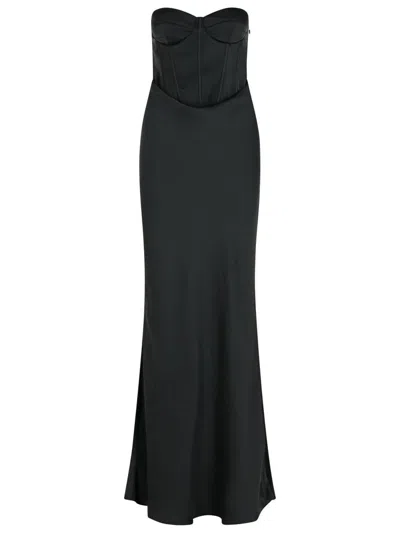 Rotate Birger Christensen Long Dress In Black