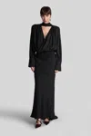 Rotate Birger Christensen Long Dress In Black