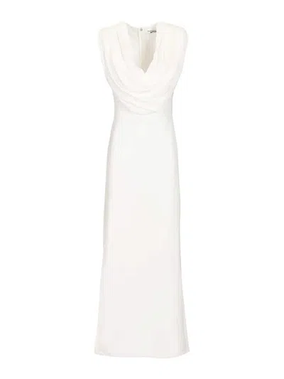 Rotate Birger Christensen Long  Dress In White
