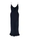 Rotate Birger Christensen Rotate Chiffon Ruffle Slip Dress