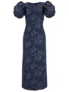 Rotate Birger Christensen Long Dress With Straps In Multi