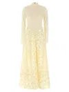 Rotate Birger Christensen 'long Sleeve Maxi' Dress In Yellow