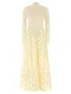 Rotate Birger Christensen 'long Sleeve Maxi' Dress In Yellow