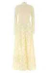 Rotate Birger Christensen 'long Sleeve Maxi' Dress In White