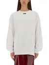 Rotate Birger Christensen Rotate Long Sleeve Graphic T In White