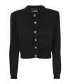 Rotate Birger Christensen Knitwear Cardigan Shoulder Straps In Black