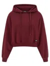 Rotate Birger Christensen Rotate Burgundy Cotton Sweatshirt Women In Red