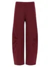 Rotate Birger Christensen Joggers Featuring Elastic Waistband And Side Pockets In Red