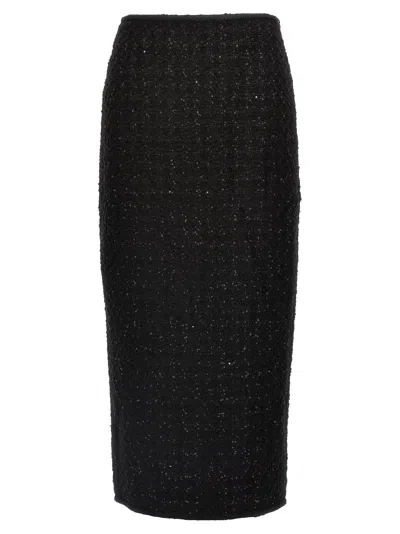 ROTATE BIRGER CHRISTENSEN ROTATE BIRGER CHRISTENSEN MAXI BOUCLÉ SKIRT
