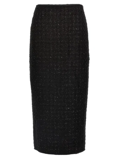 ROTATE BIRGER CHRISTENSEN ROTATE BIRGER CHRISTENSEN MAXI BOUCLÉ SKIRT