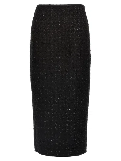 ROTATE BIRGER CHRISTENSEN ROTATE BIRGER CHRISTENSEN MAXI BOUCLÉ SKIRT
