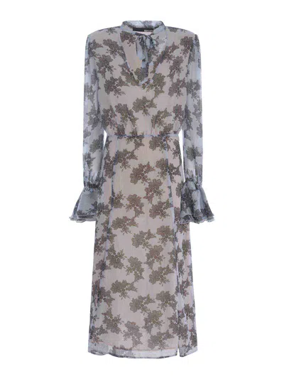 ROTATE BIRGER CHRISTENSEN VESTIDO LARGO - AZUL CLARO