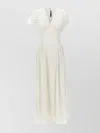 Rotate Birger Christensen Maxi Dress With Polka Dot Pattern