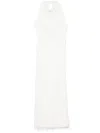 Rotate Birger Christensen Halterneck Maxi Dress In White