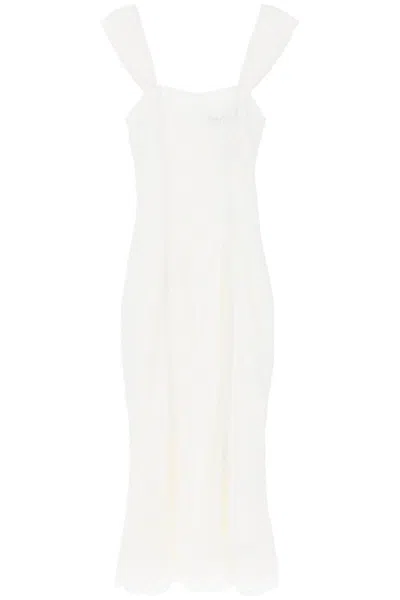 ROTATE BIRGER CHRISTENSEN MAXI LACE DRESS IN ITALIAN