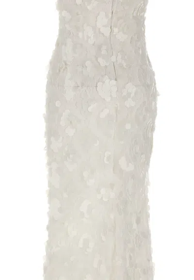 Rotate Birger Christensen Maxi Sequin Dress In White